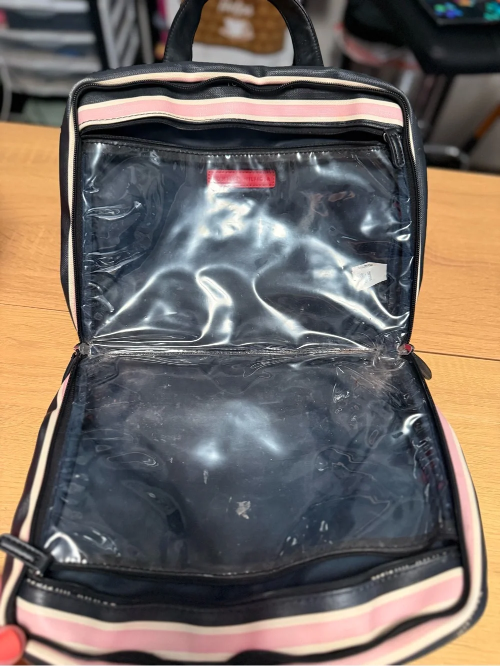 Tommy Hilfiger Striped Toiletry Bag